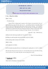 Đề số 15 - Đề kiểm tra học kì 1 (Đề thi học kì 1) - Ngữ văn 8